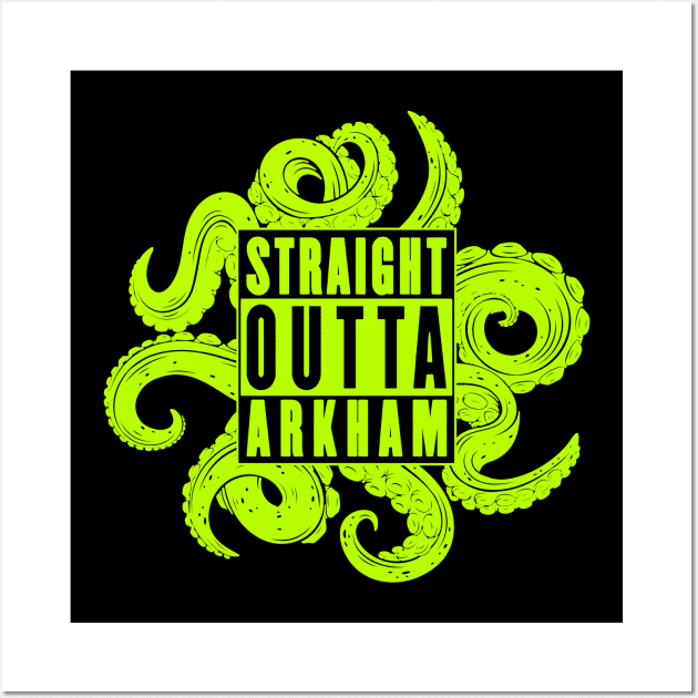 Straight Outta Arkham Wall Art by Oolong